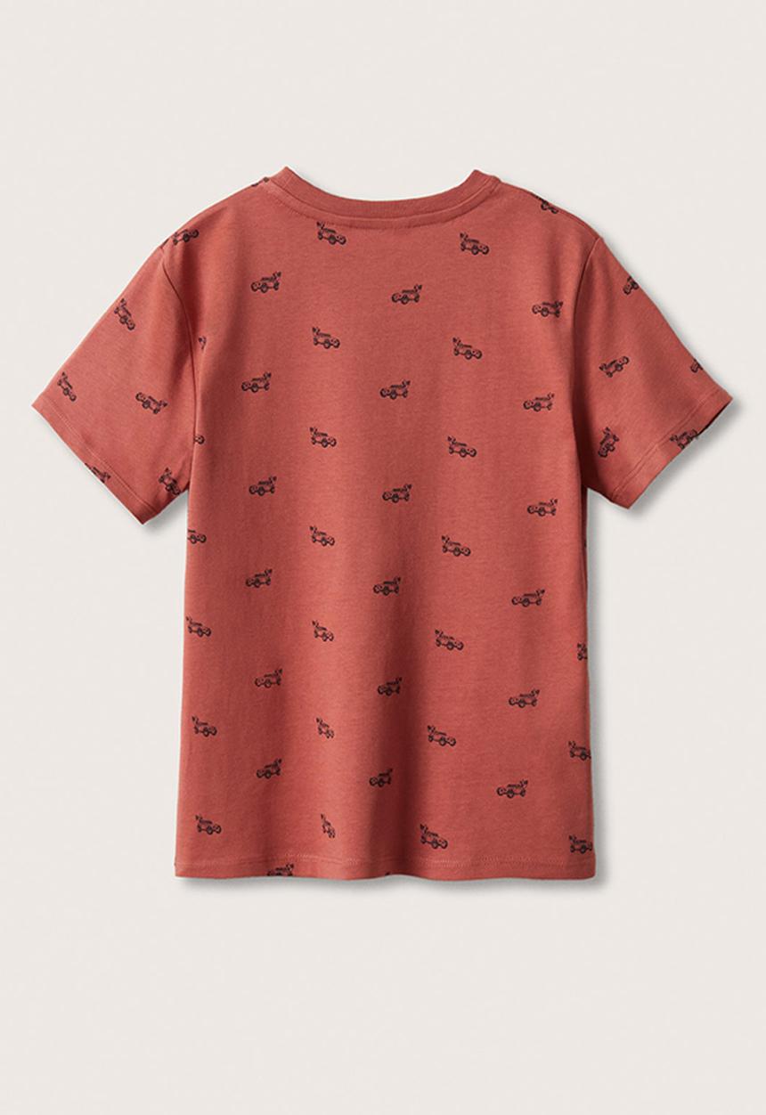 MANGO - T-shirt stamp2 - red