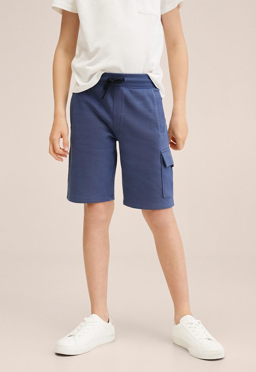 MANGO - Bermuda shorts rooibos - blue