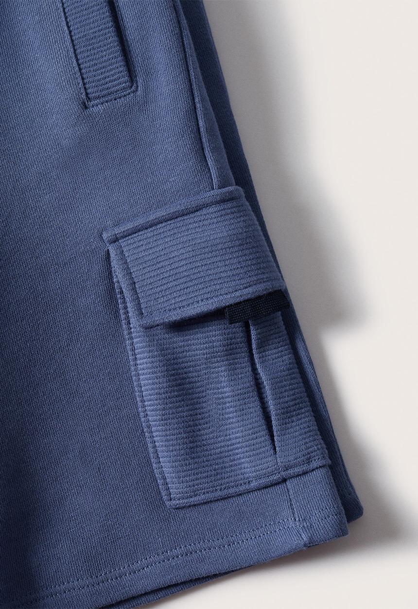 MANGO - Bermuda shorts rooibos - blue