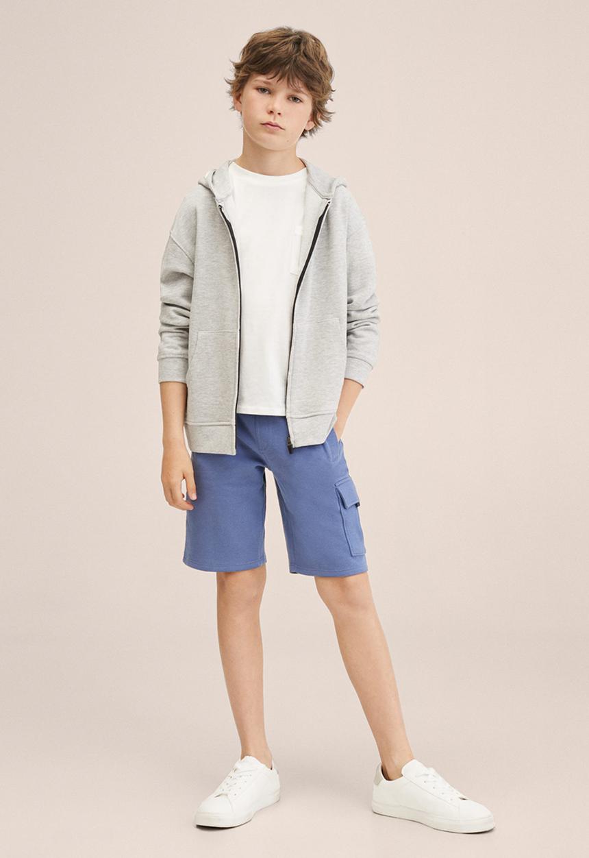 MANGO - Bermuda shorts rooibos - blue