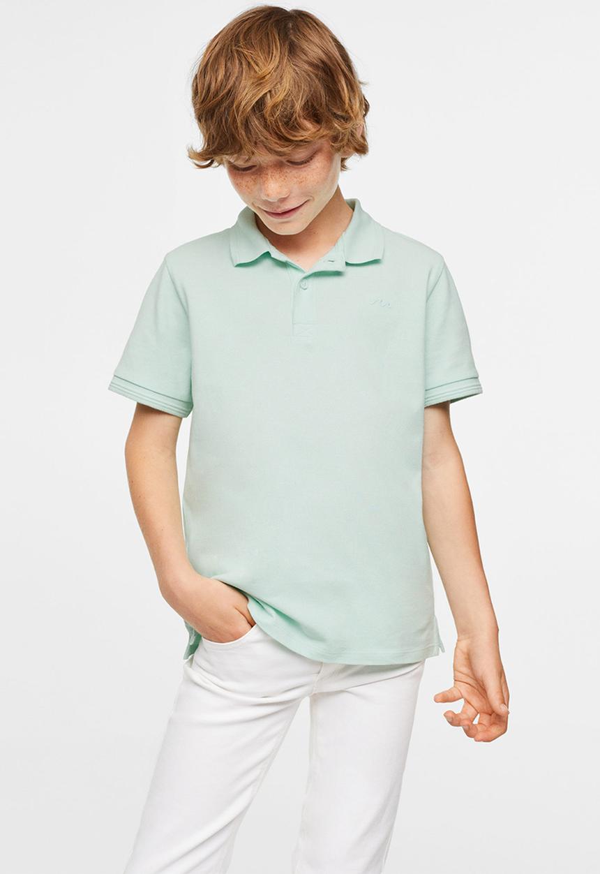 MANGO - Polo shirt javier - light blue