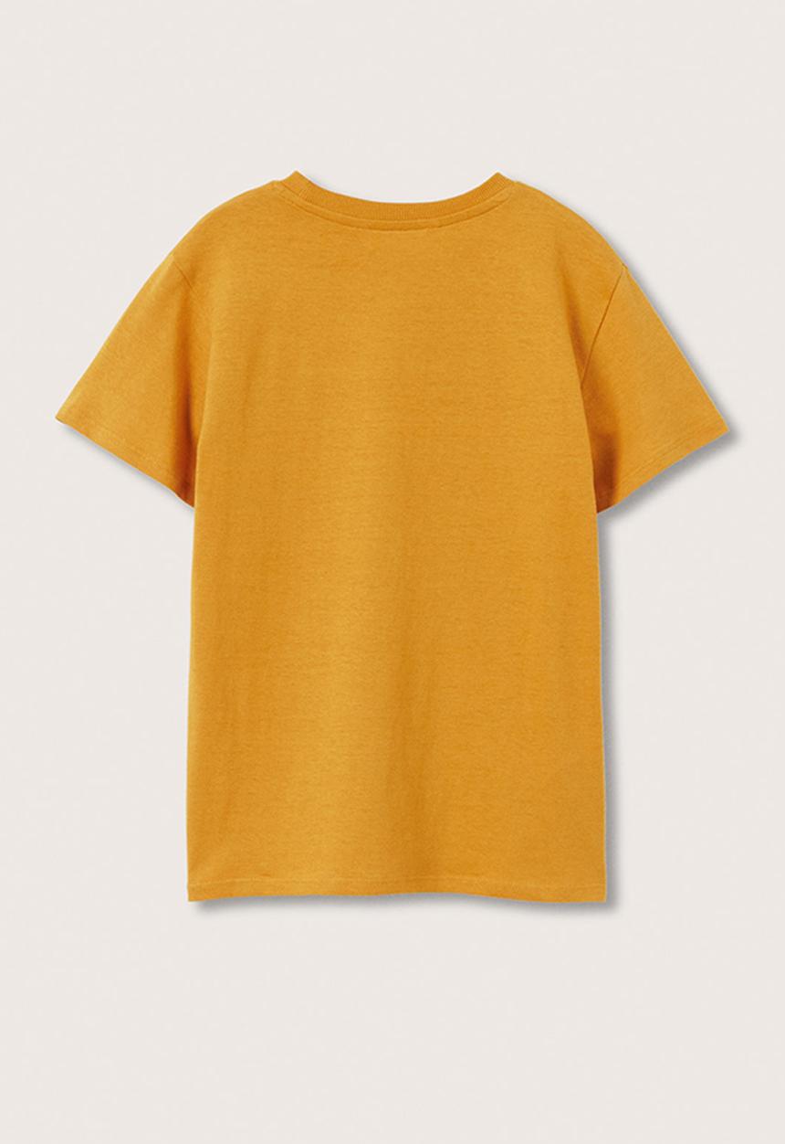 MANGO - T-shirt basic2 - yellow
