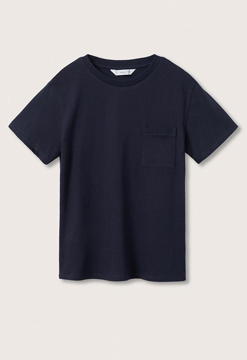MANGO - T-shirt basic2 - navy