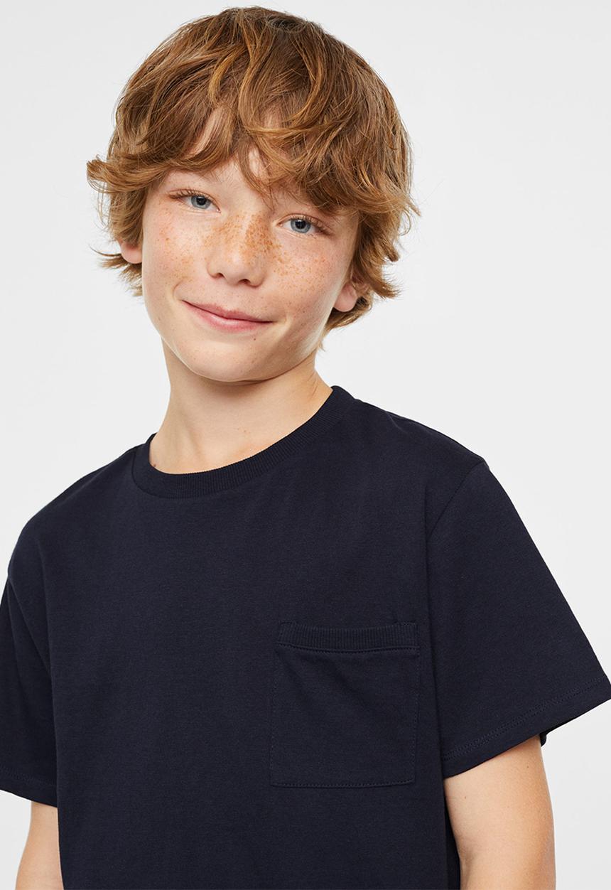 MANGO - T-shirt basic2 - navy