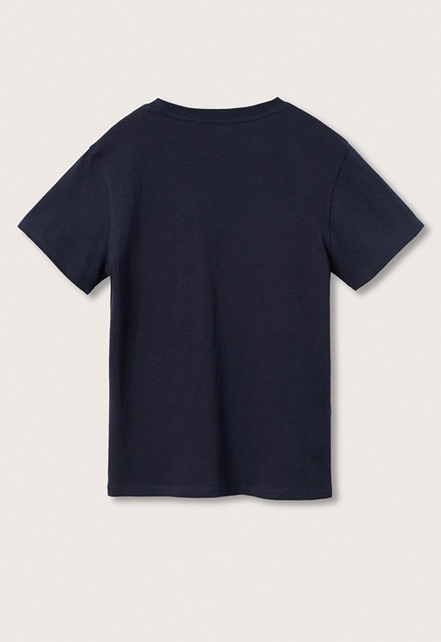 MANGO - T-shirt basic2 - navy