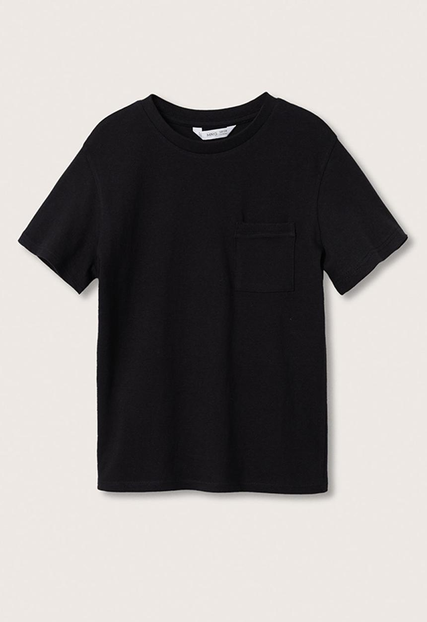 MANGO - T-shirt basic2 - black