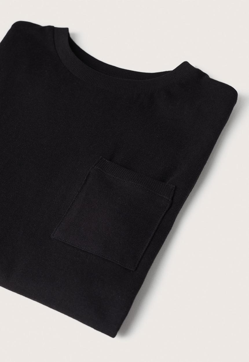 MANGO - T-shirt basic2 - black