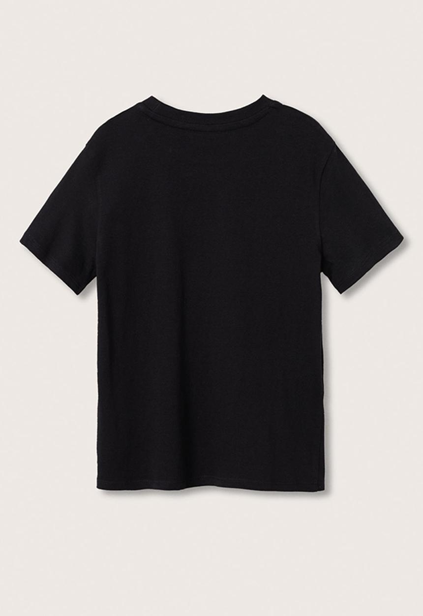 MANGO - T-shirt basic2 - black