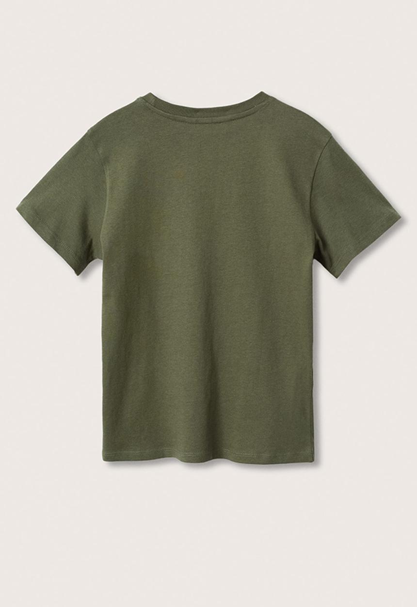 MANGO - T-shirt boston - khaki