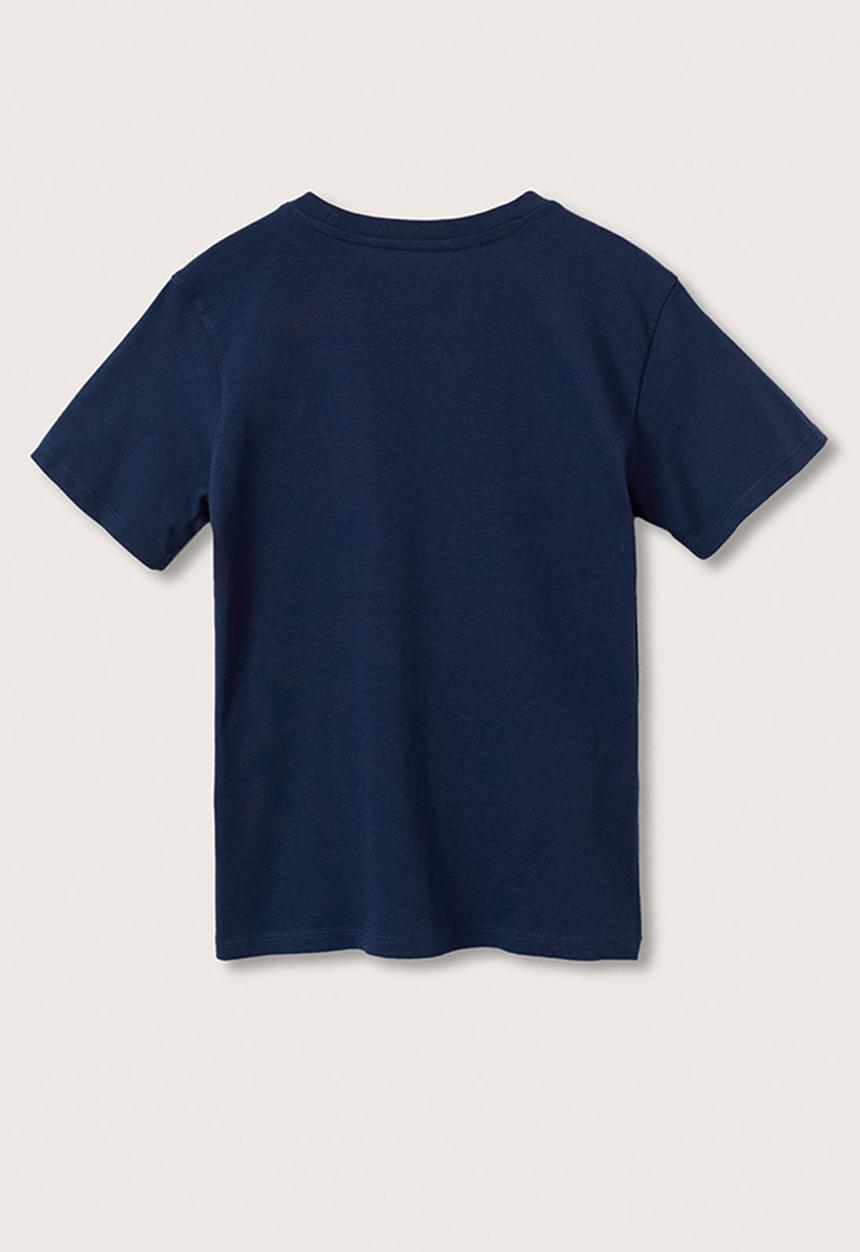 MANGO - T-shirt boston - navy