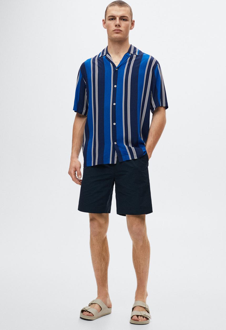 MANGO - Sorrento bermuda shorts - navy