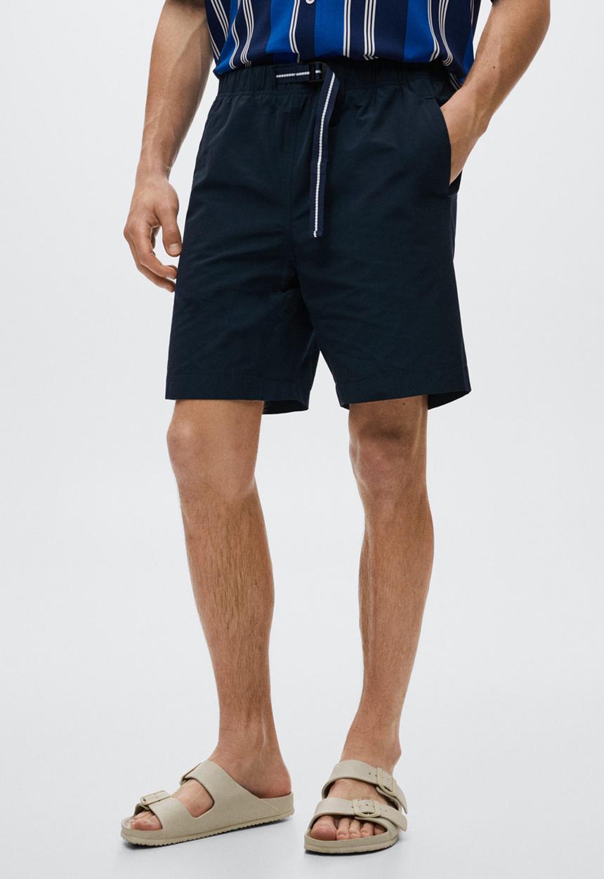 MANGO - Sorrento bermuda shorts - navy