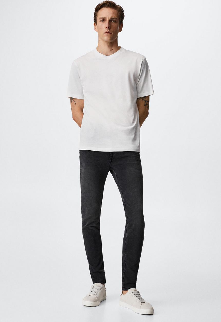 MANGO - Jude skinny jeans - dark grey