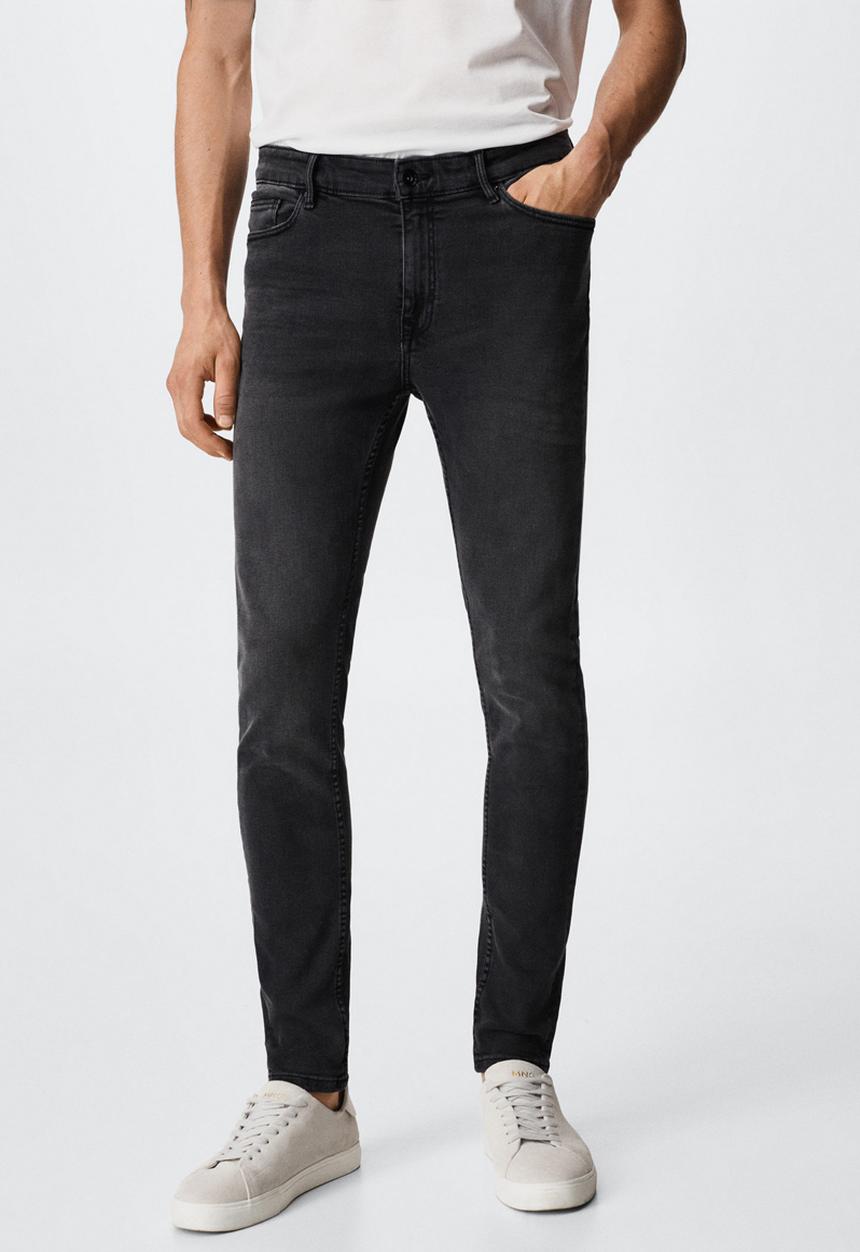 MANGO - Jude skinny jeans - dark grey