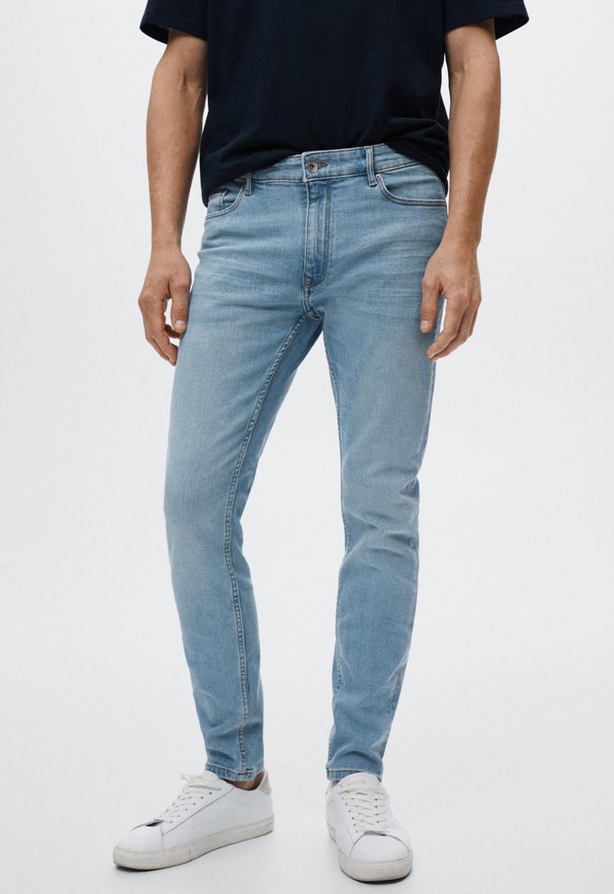 MANGO - Jude skinny jeans - light blue