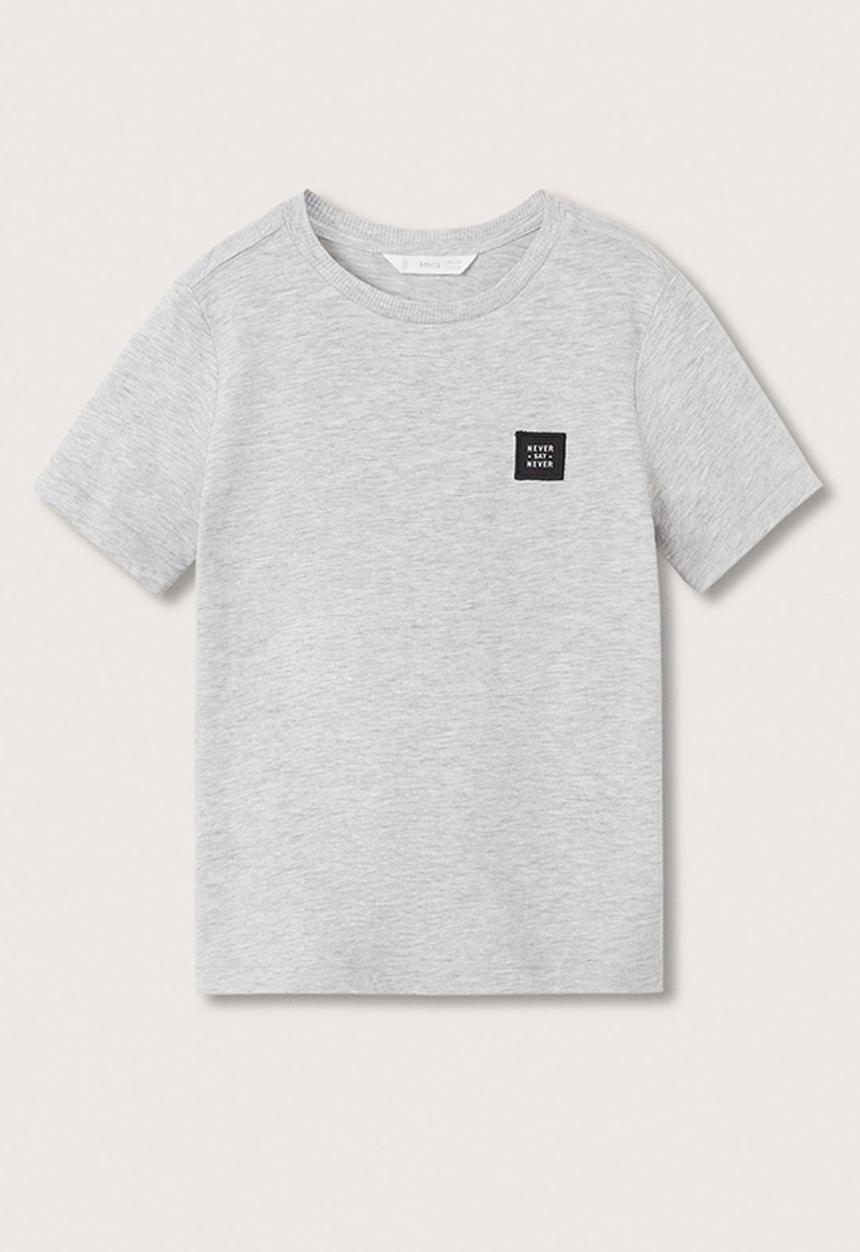 MANGO - T-shirt adam - grey mel