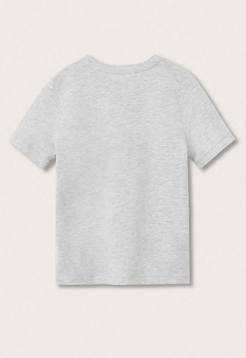 MANGO - T-shirt adam - grey mel
