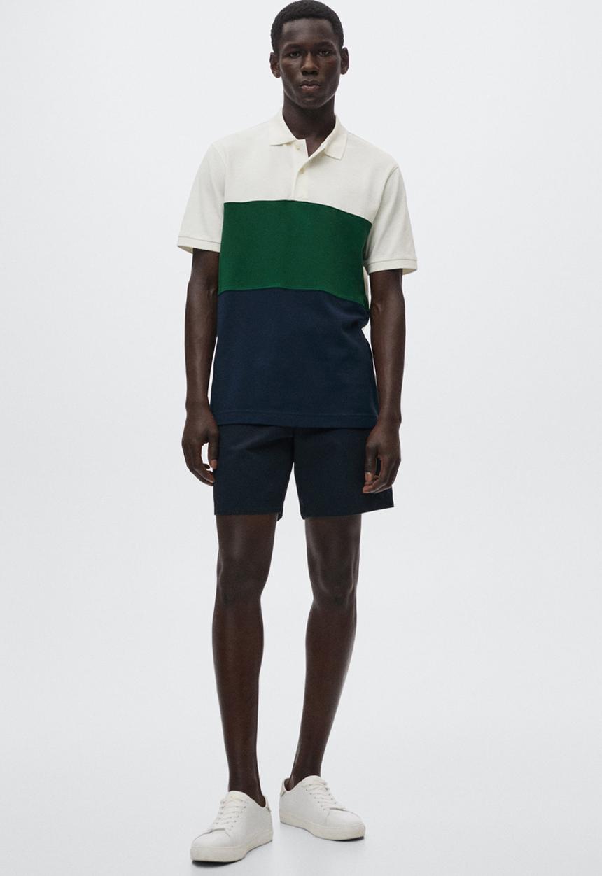 MANGO - Aloe golfer - beige