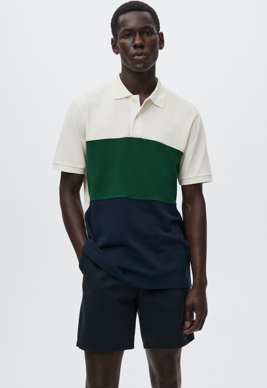 MANGO - Aloe golfer - beige