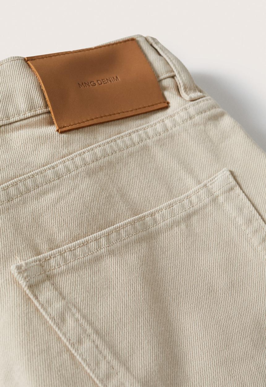 MANGO - Bob straight leg jeans - beige