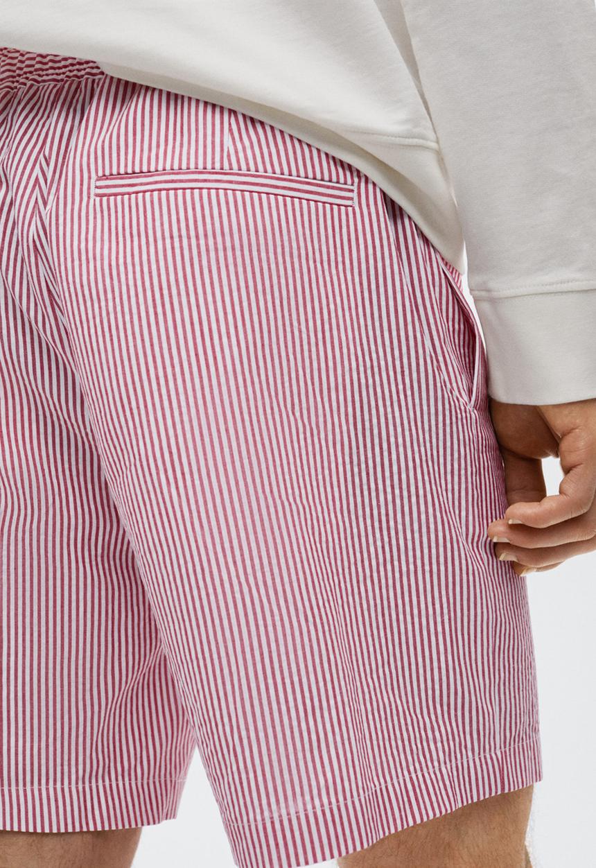 MANGO - Bermuda shorts - red