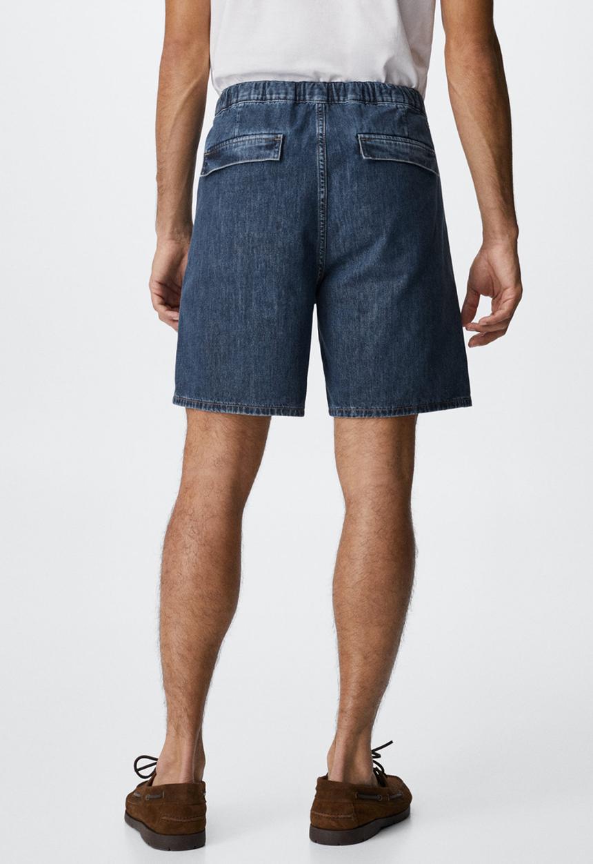 MANGO - Lagos bermuda shorts - blue