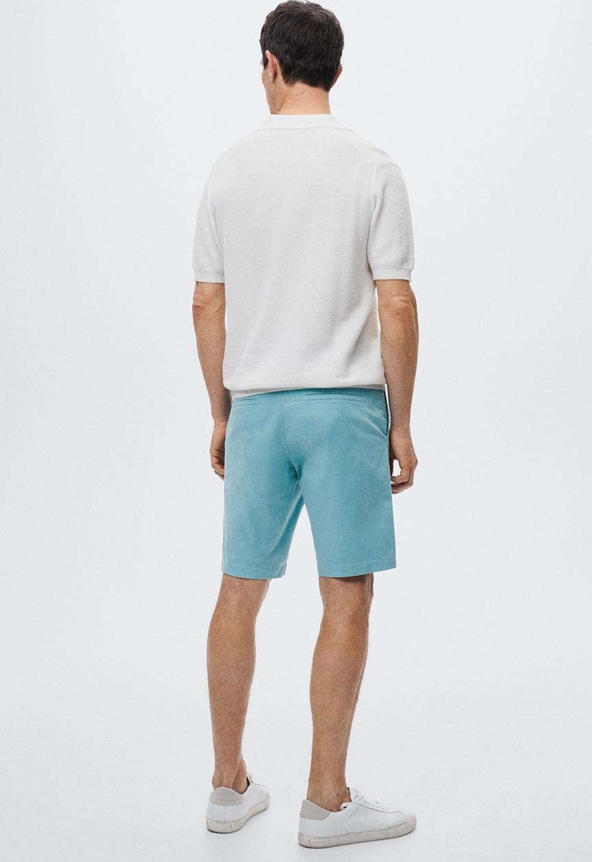 MANGO - Gracia bermuda shorts - blue