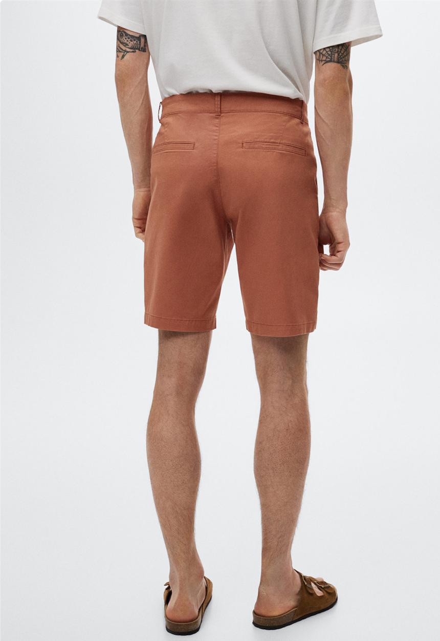 MANGO - Gracia bermuda shorts - red