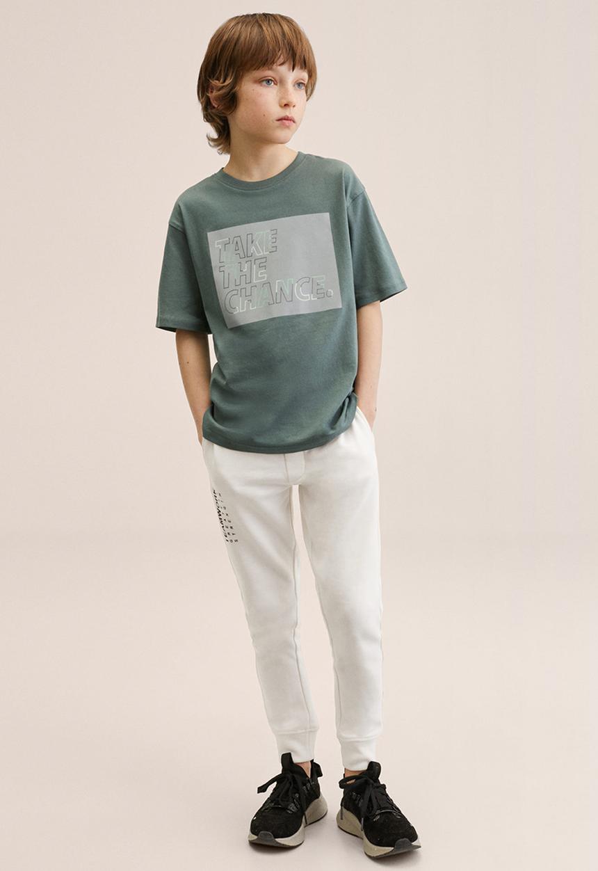 MANGO - T-shirt take - khaki