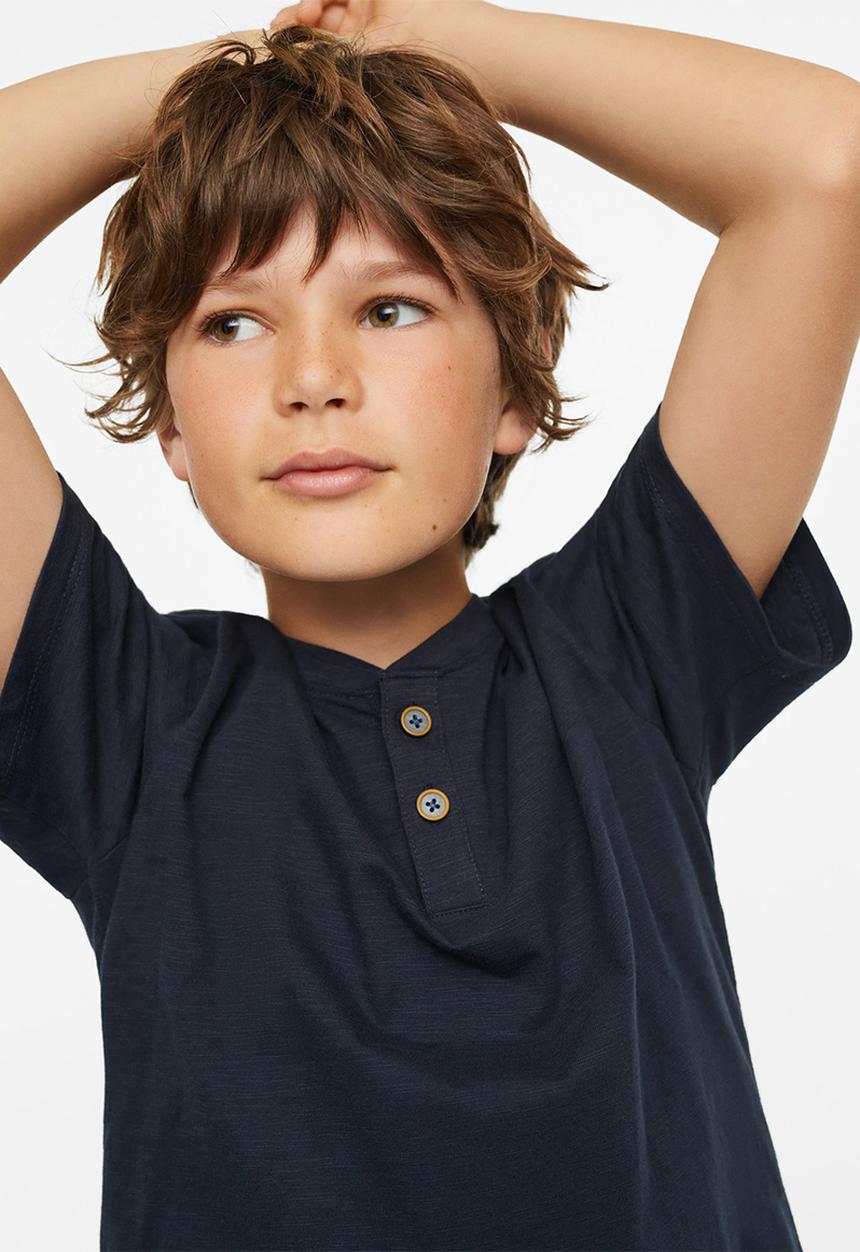 MANGO - T-shirt pani2 - navy