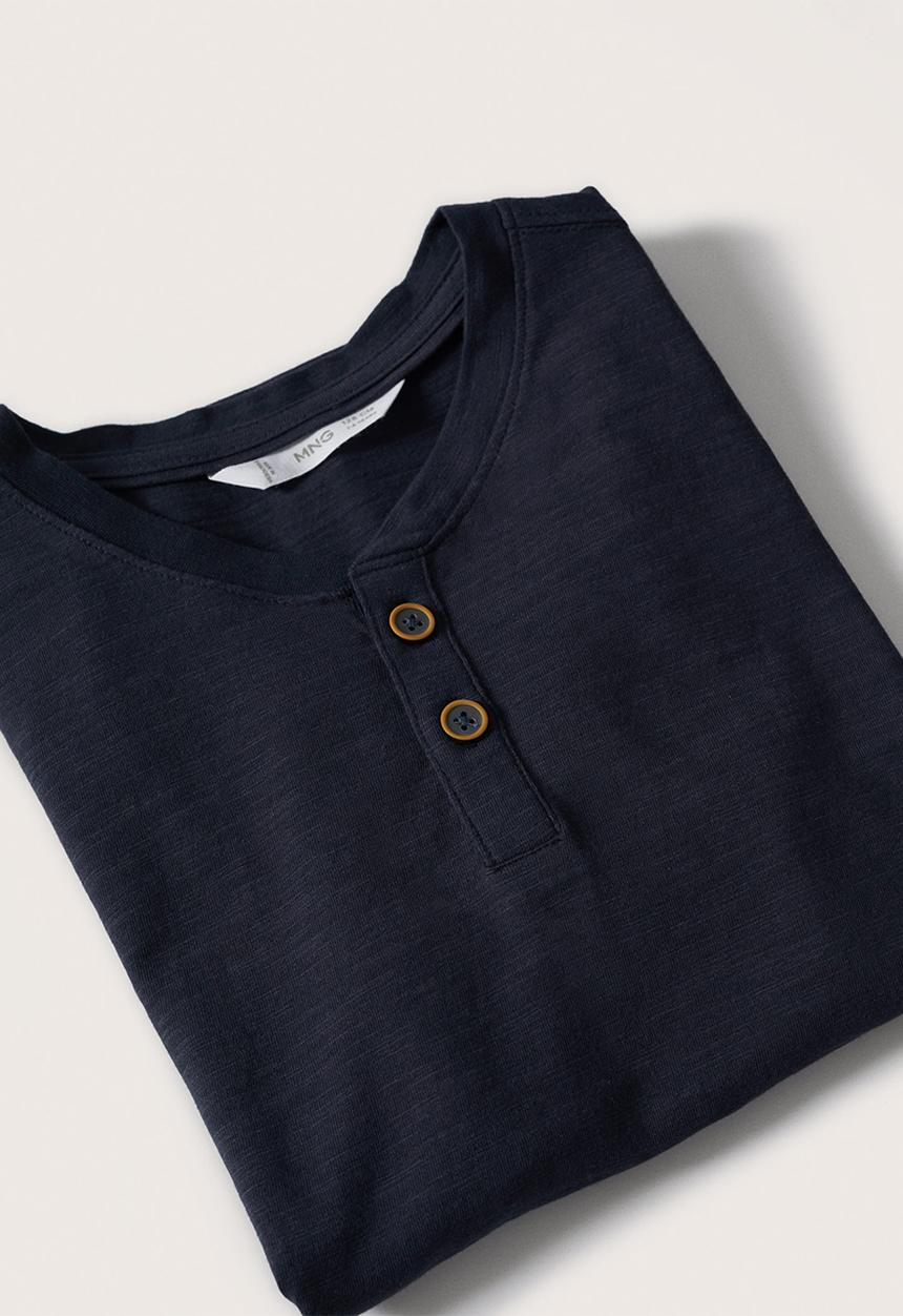 MANGO - T-shirt pani2 - navy