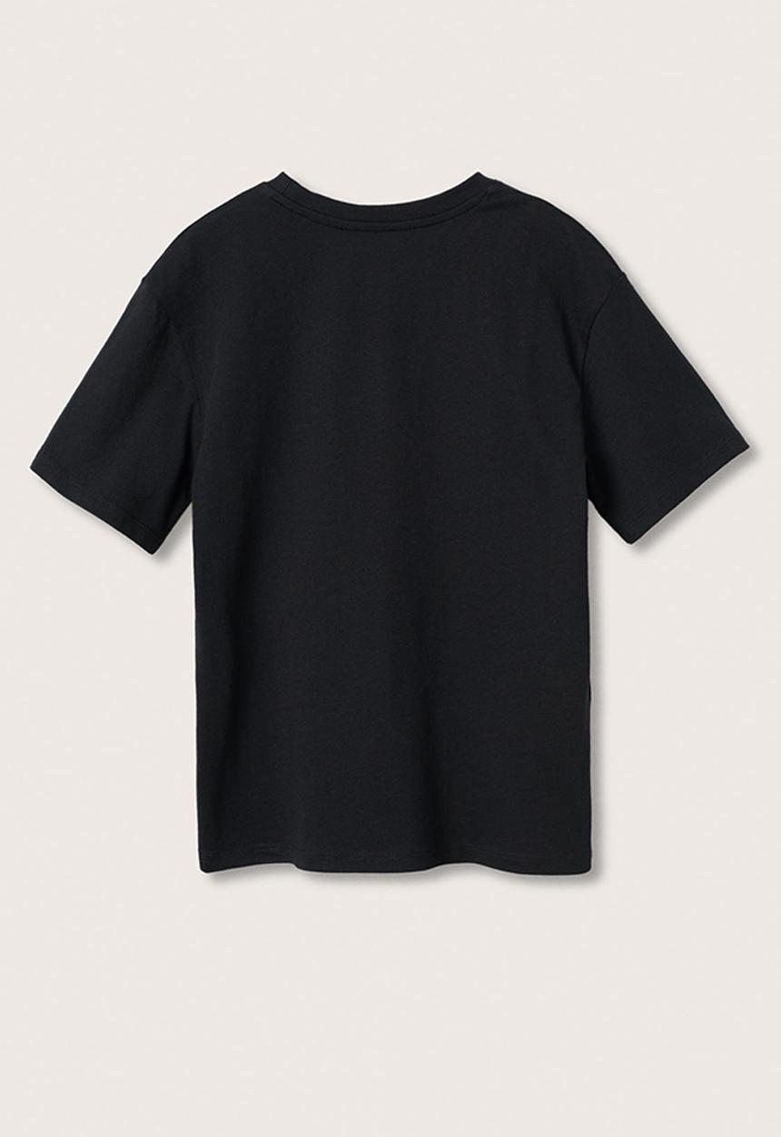 MANGO - T-shirt rush - black