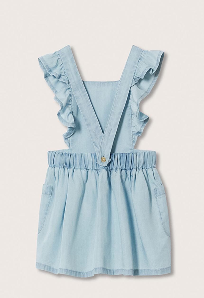 MANGO - Dress flavia - open blue
