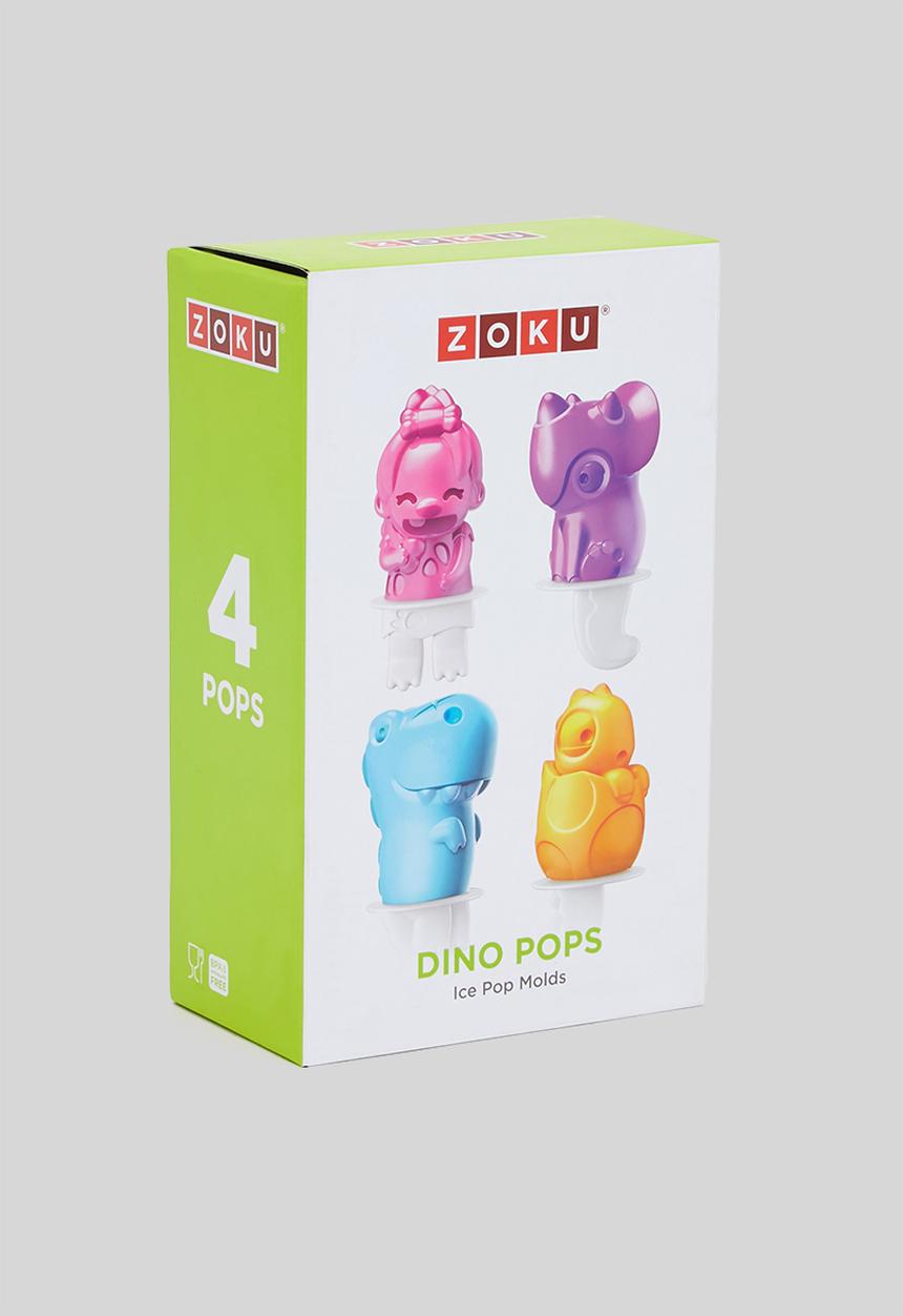 Zoku - Dinosaur pop mold - 4 pop green