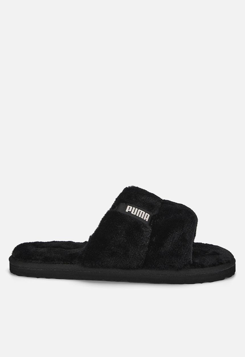 PUMA - Puma fluff solo - puma black & island pink