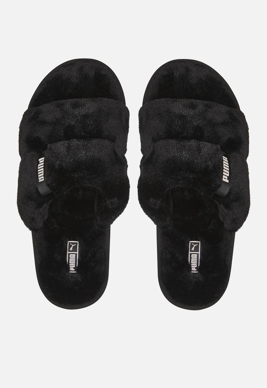 PUMA - Puma fluff solo - puma black & island pink