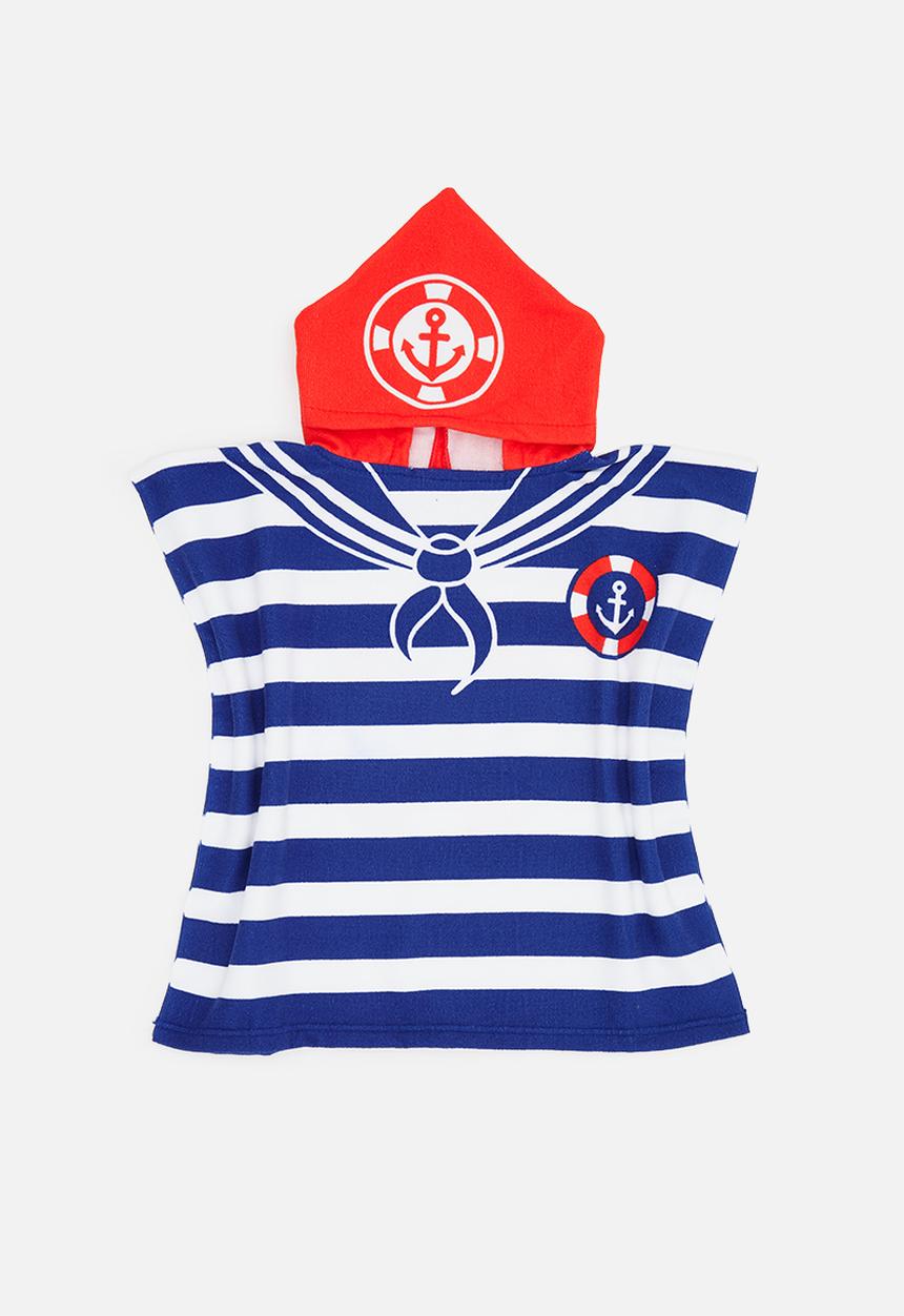 Pop Candy - Boys stripe hooded towel - multi