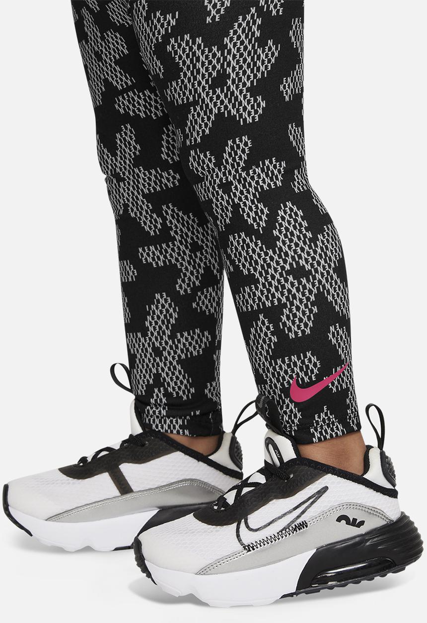 Nike - Nike girls sport daisy tricot set - black & pink
