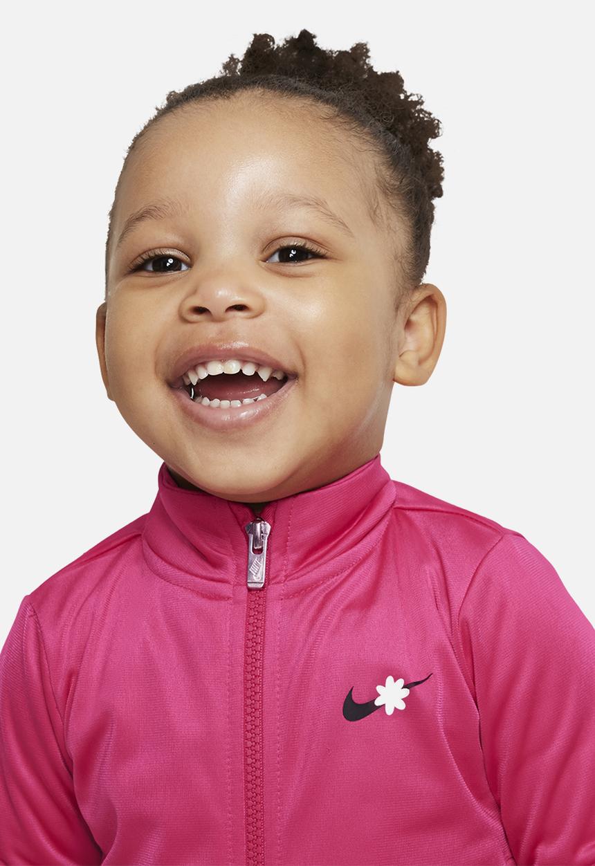 Nike - Nike girls sport daisy tricot set - black & pink