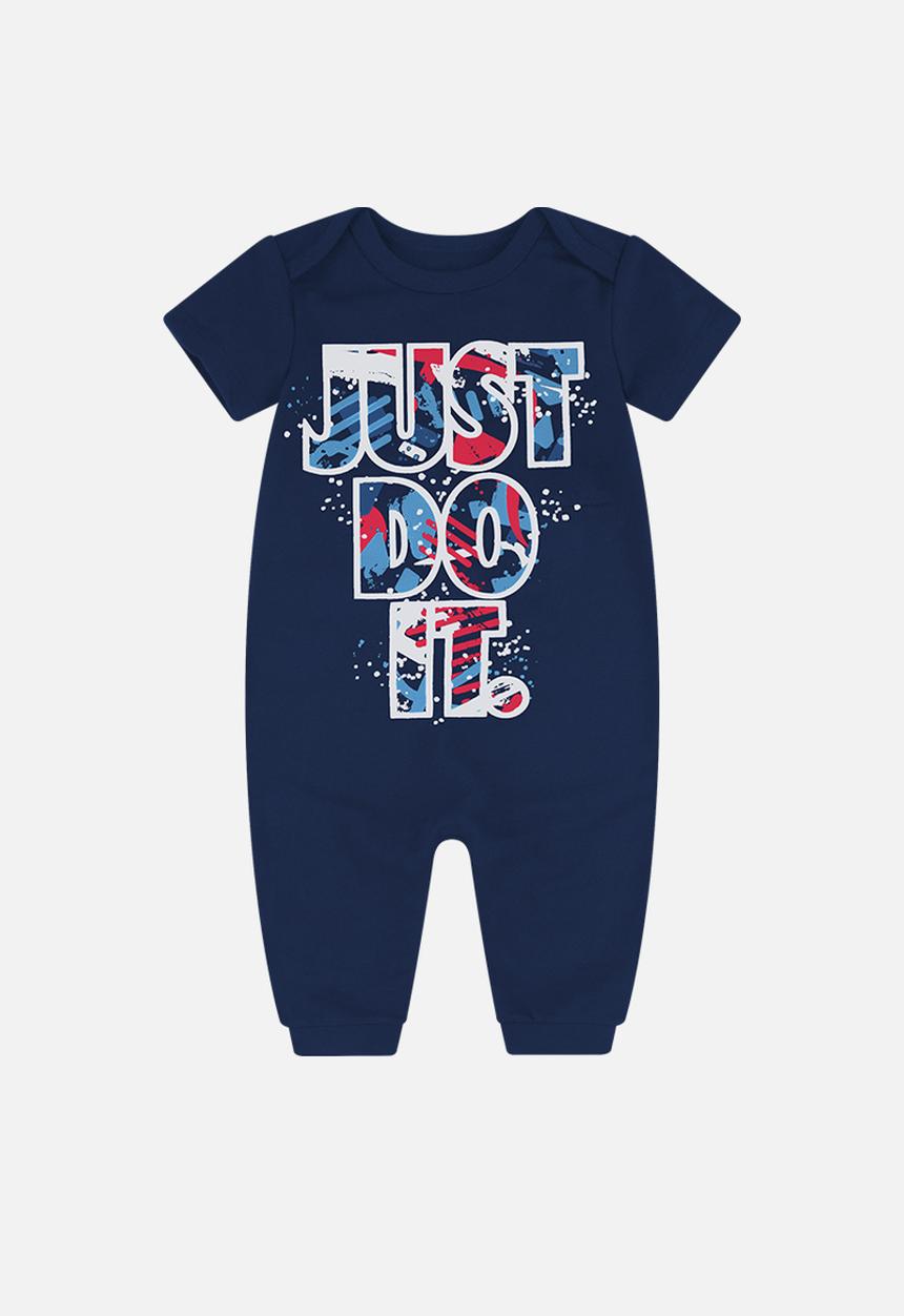 Nike - Nkb b nsw thrill short sleeve ll romper - midnight navy