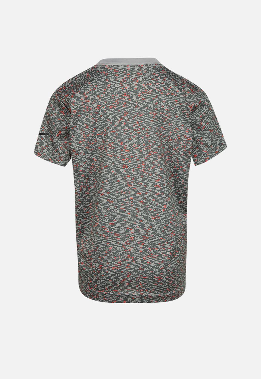 Nike - Nkb nike stacked tee - light smoke grey