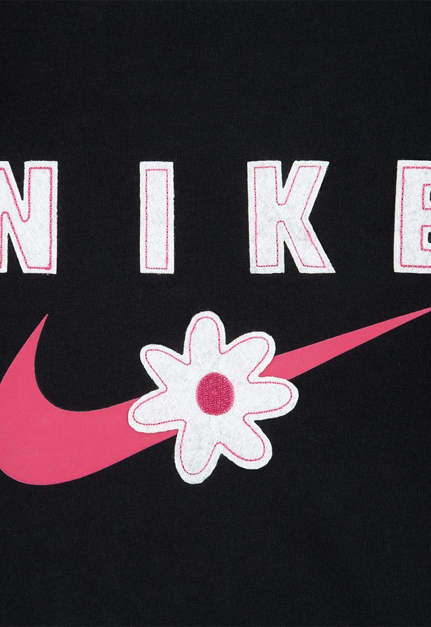 Nike - Nike girls sport daisy boxy top - black