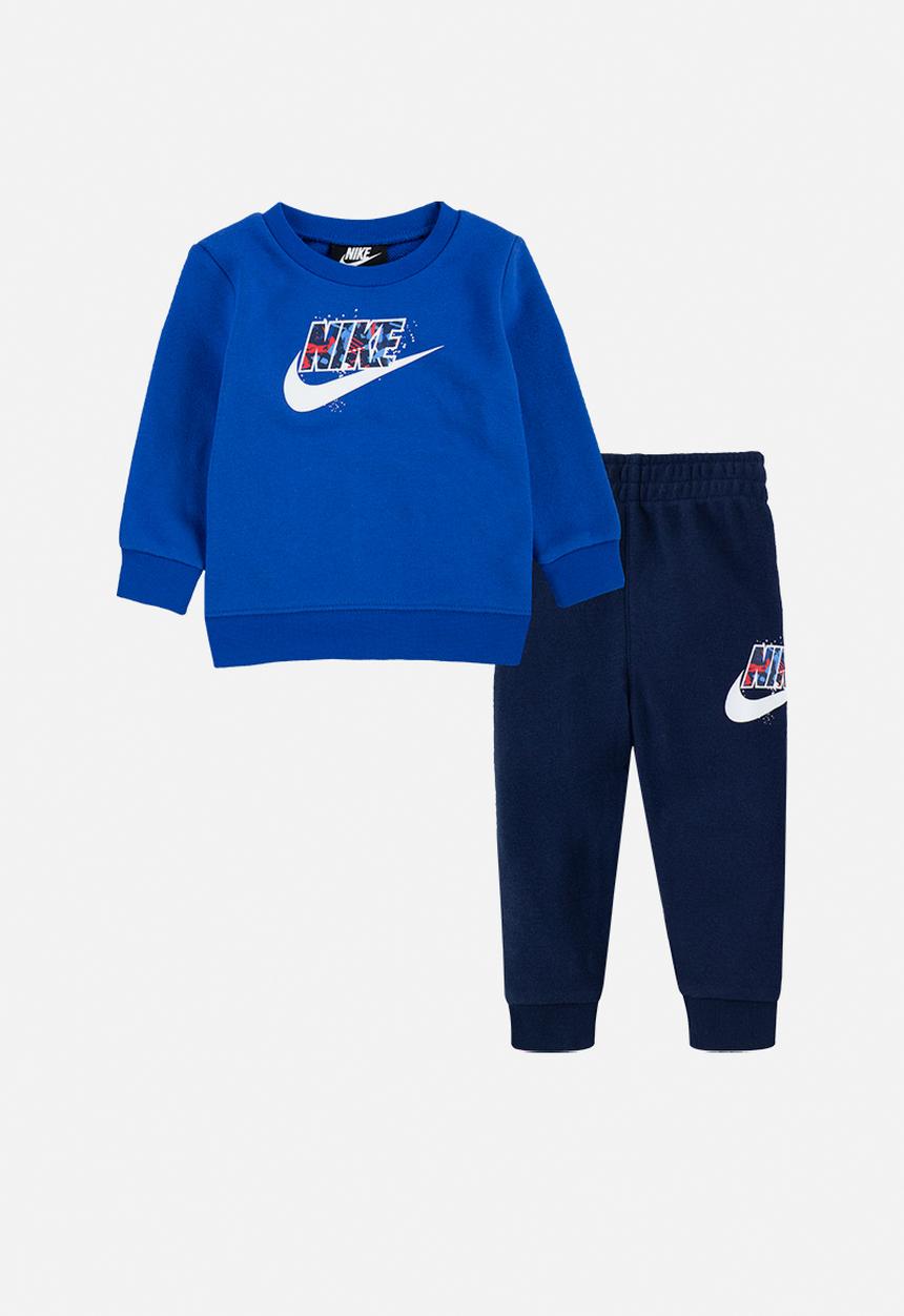 Nike - Nkb b nsw thrill crew pant set - midnight navy