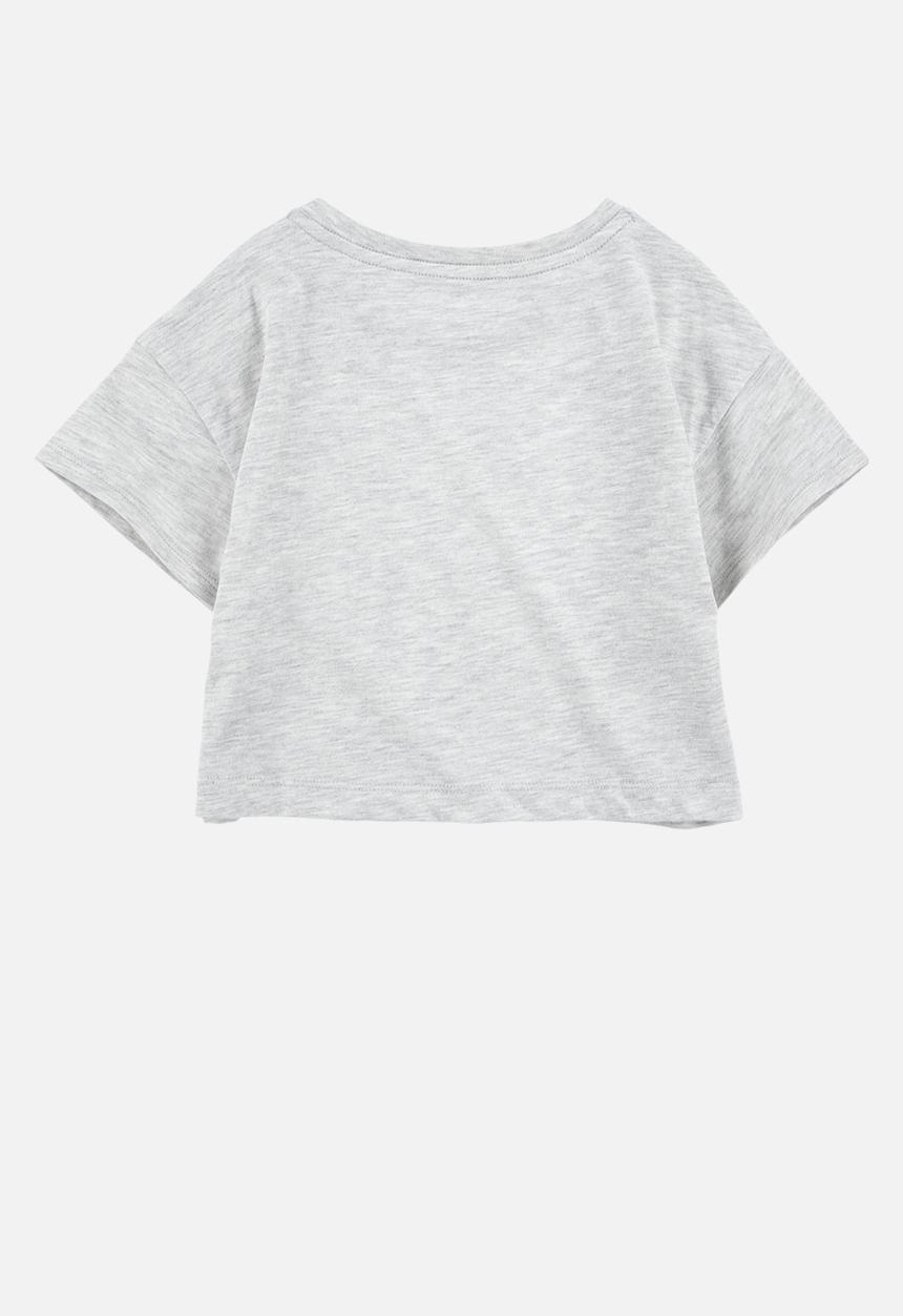 Nike - Nike girls sport daisy boxy top - grey heather