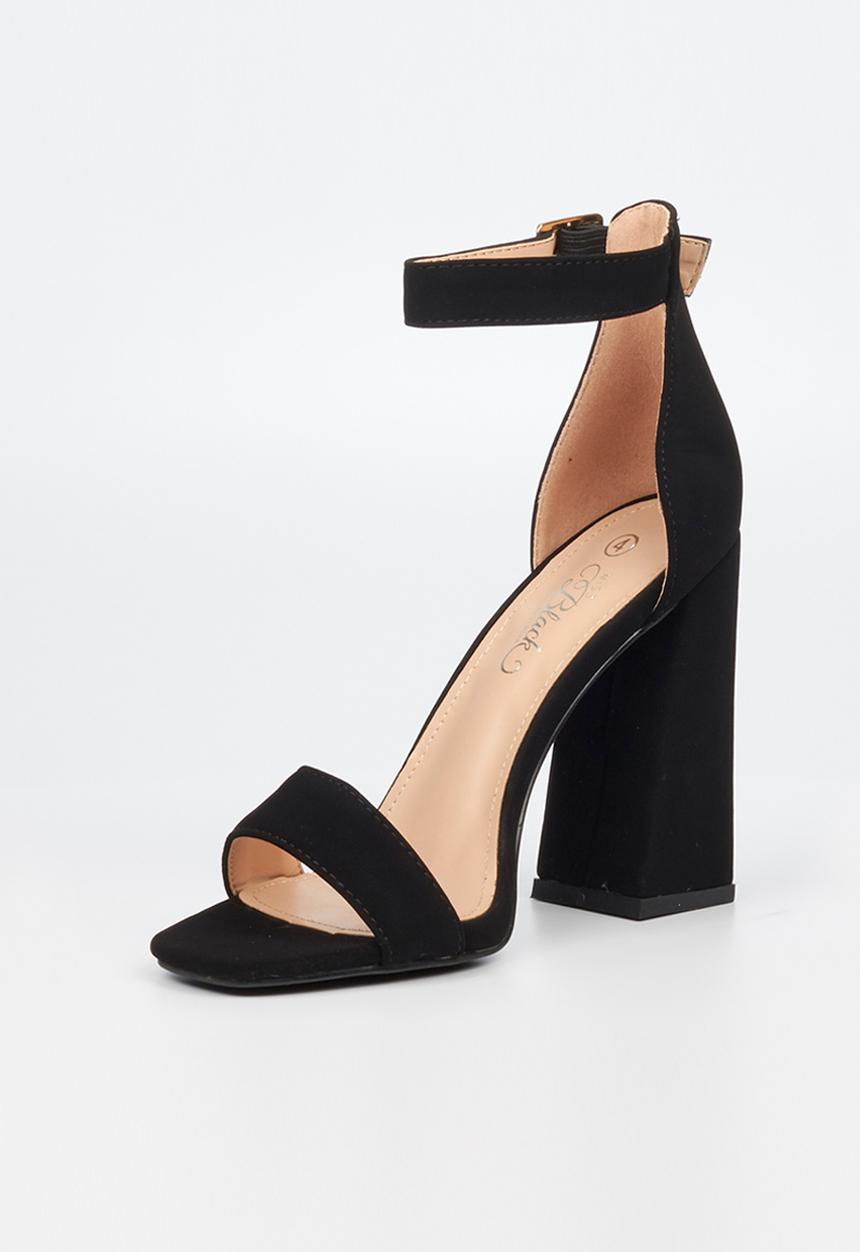 Miss Black - Senza1 block heel - black