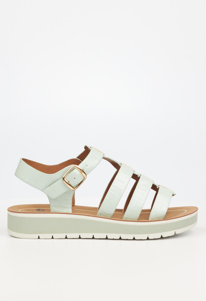 Butterfly Feet - Emmie 1 ankle tie sandal - mint