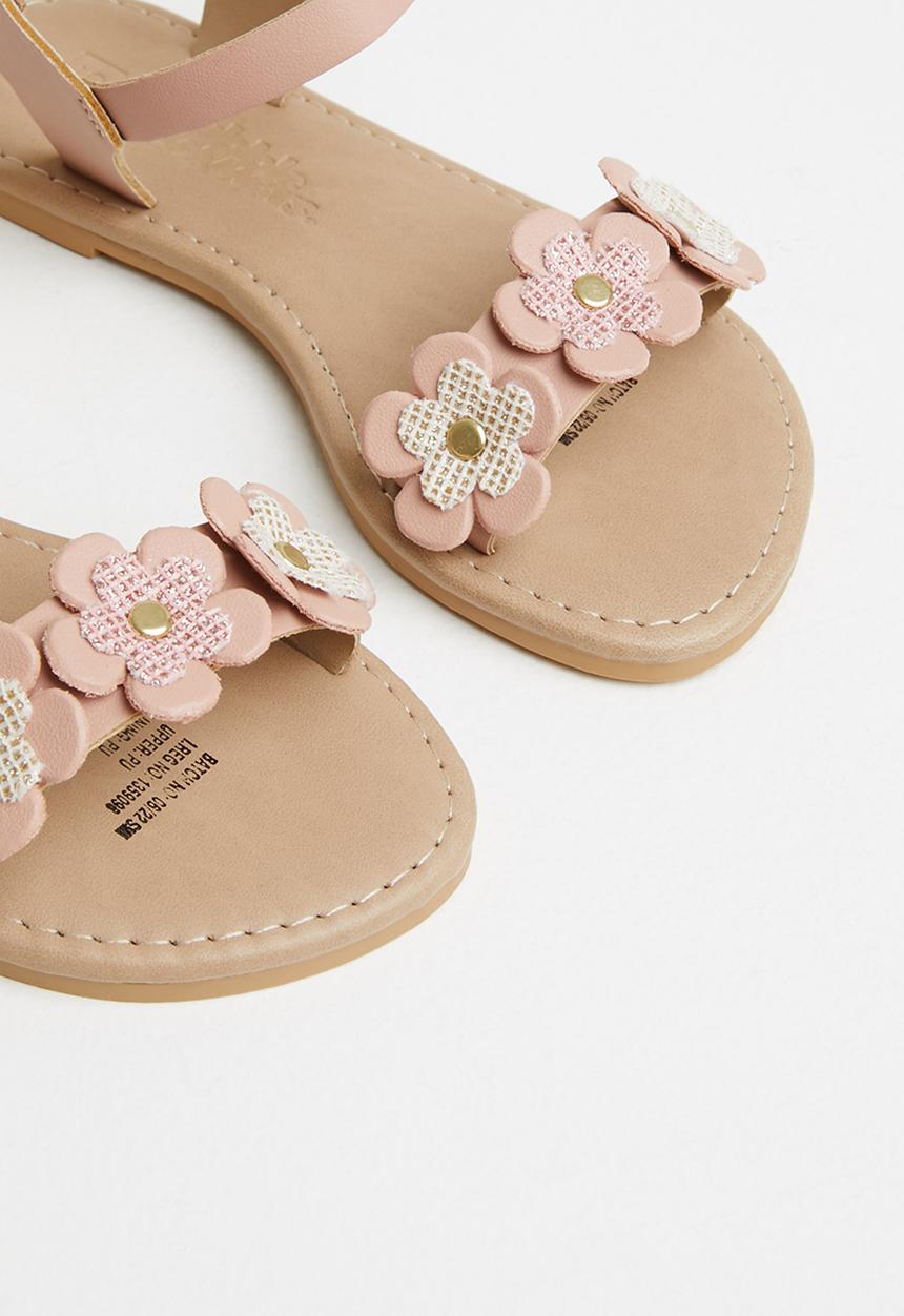Bata - Girls flower sandal - pink
