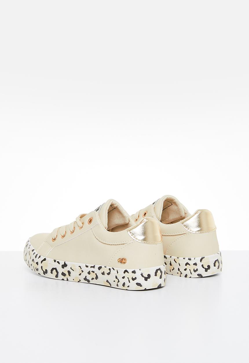 Little Miss Black - G-baker sneaker - natural