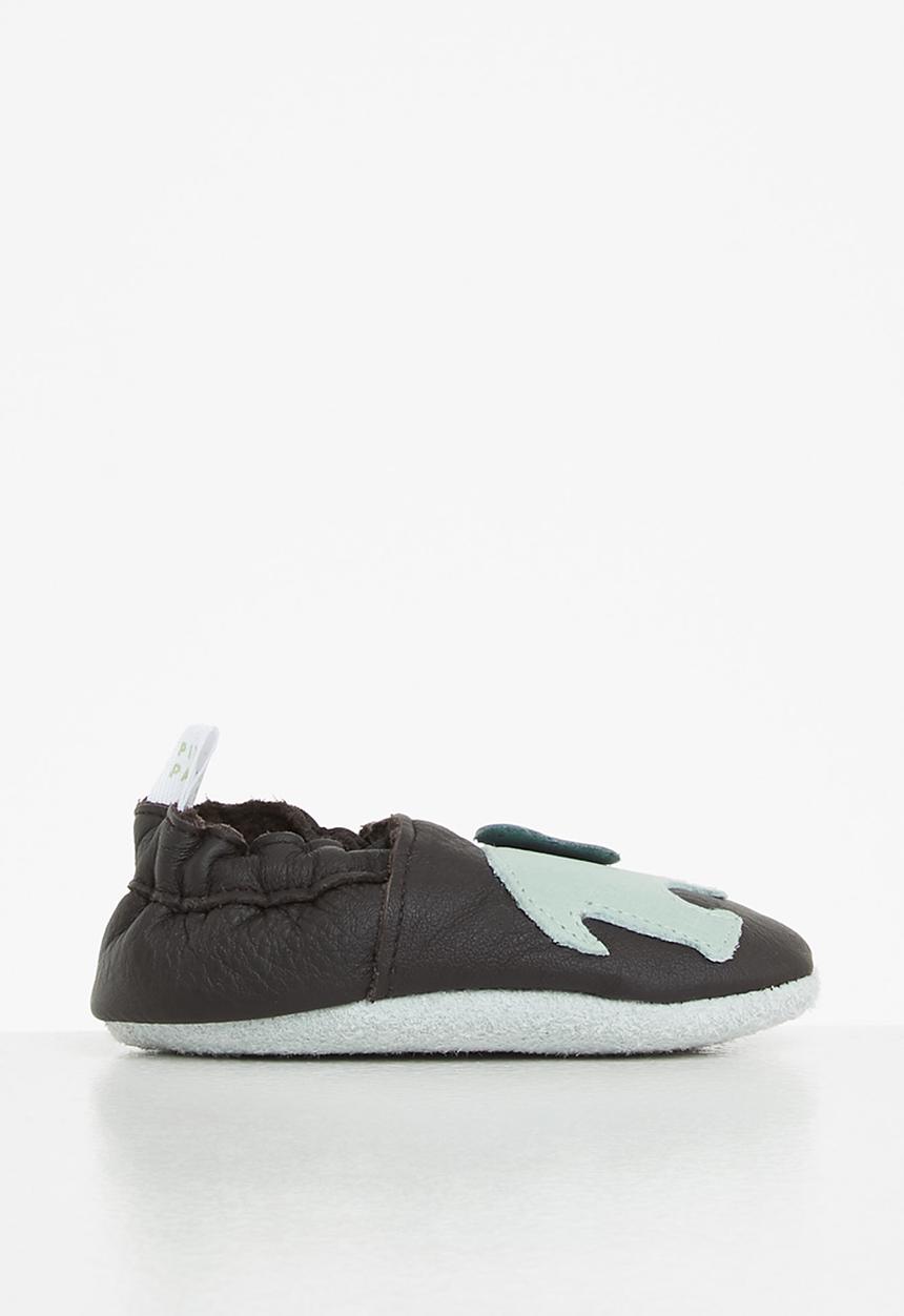 Pitta-Patta Shoes - Ellie leather boys shoes - brown
