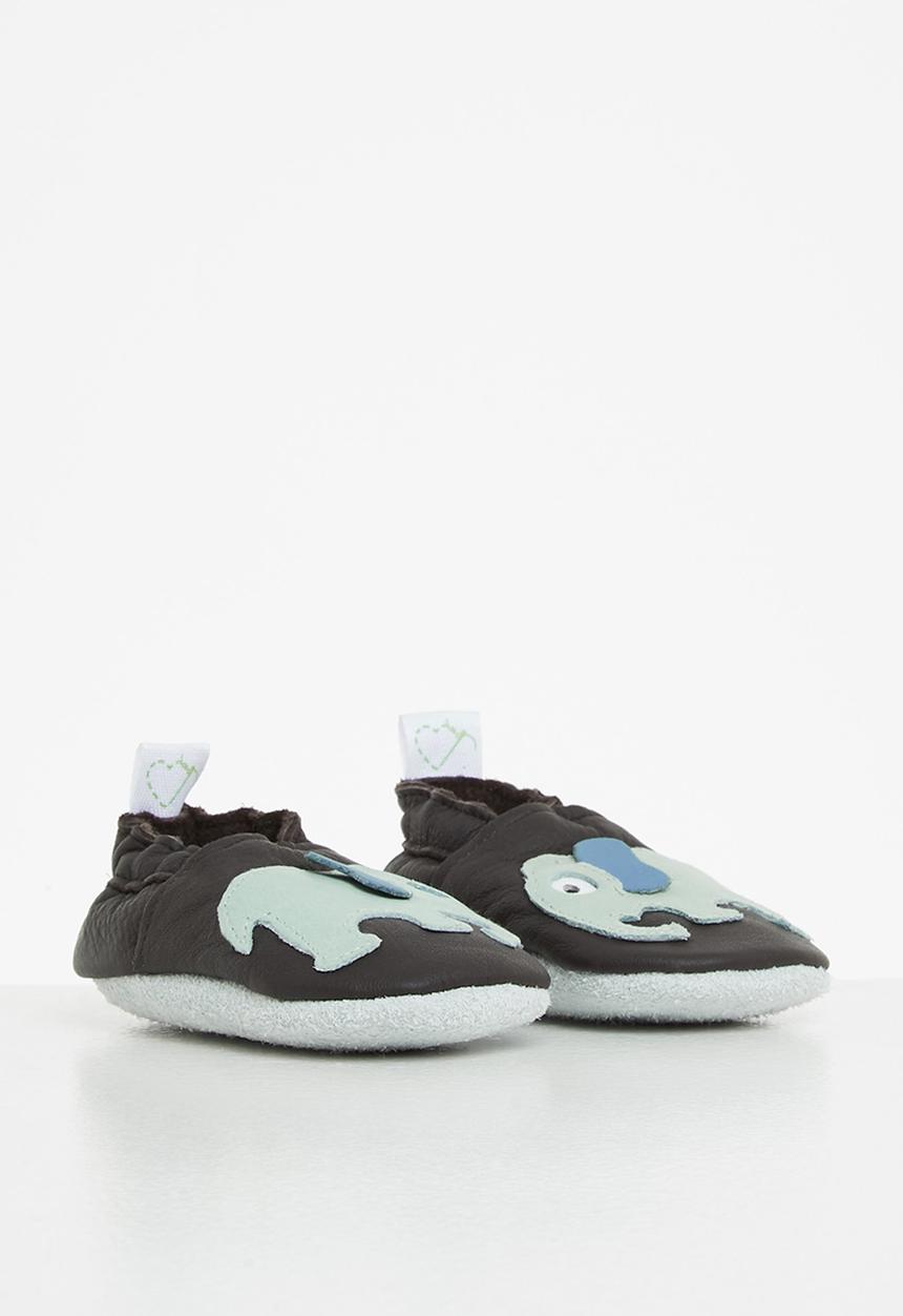 Pitta-Patta Shoes - Ellie leather boys shoes - brown